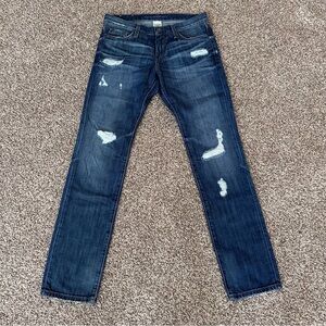 Banana Republic Low Rise Distressed Skinny Jeans 26P